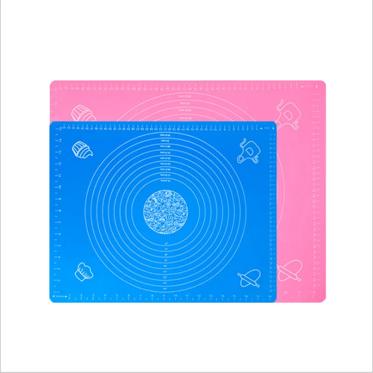 Custom Oem Extra Large Non-slip Silicone Pastry Mat with Measurement Wholesale Dough Rolling Nonstick Silicone Baking Mat