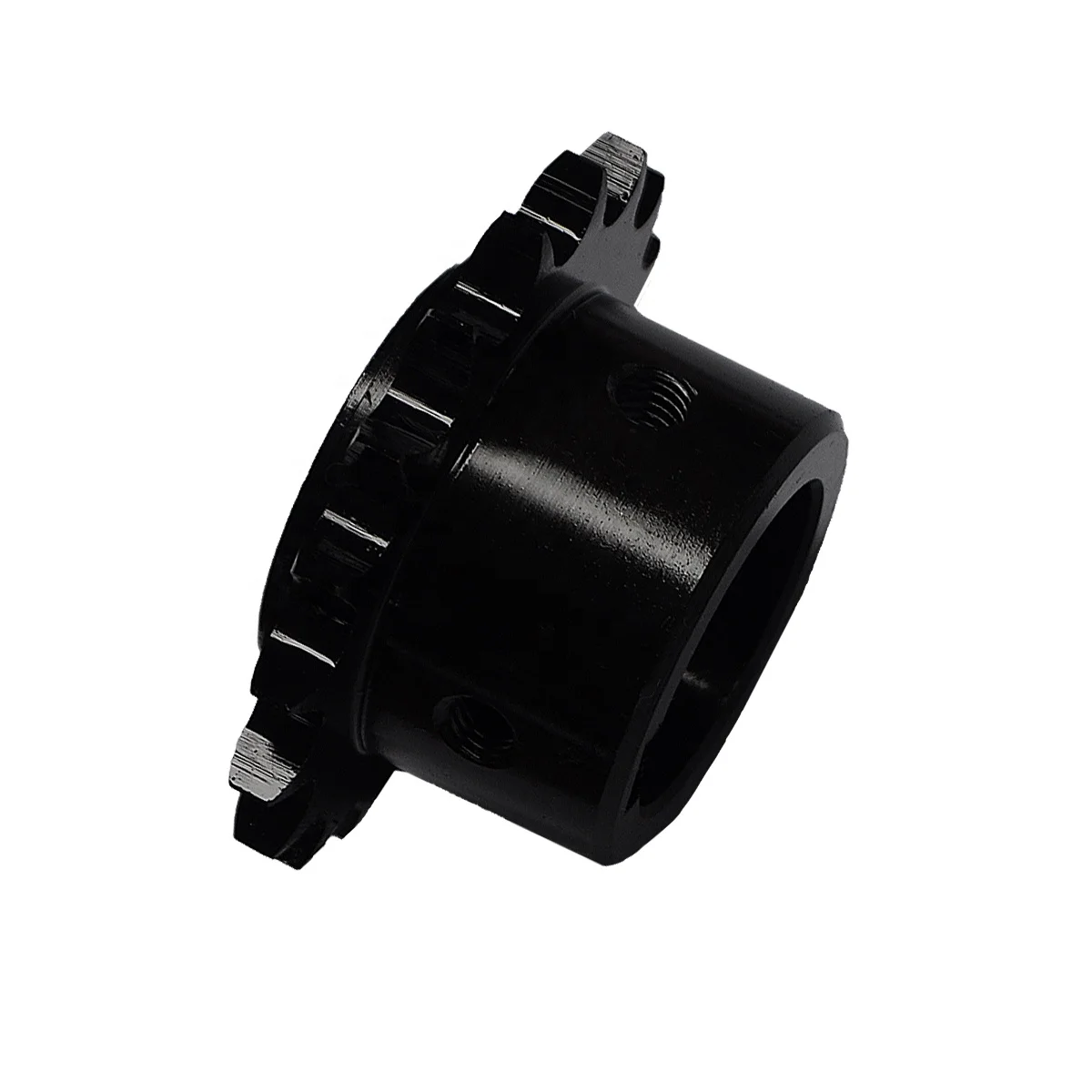 China supplier custom 08B-18T machinery chain pinion sprocket with black oxide