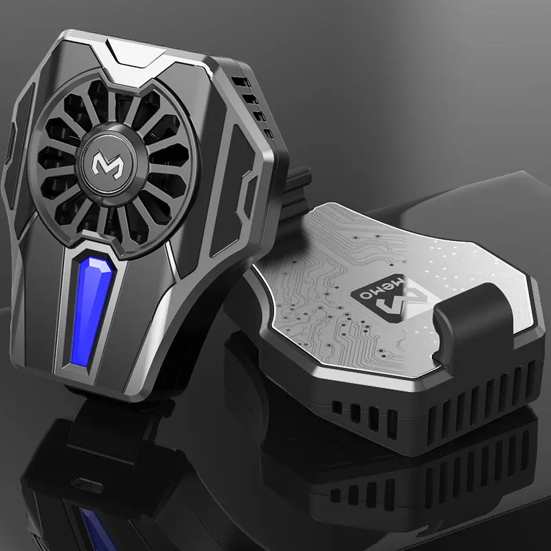 Кулер для сотового телефона MEMO, многофункциональный охлаждающий вентилятор, радиатор для смартфона, держатель для телефона с игровой ручкой и охлаждающей подставкой для PUBG