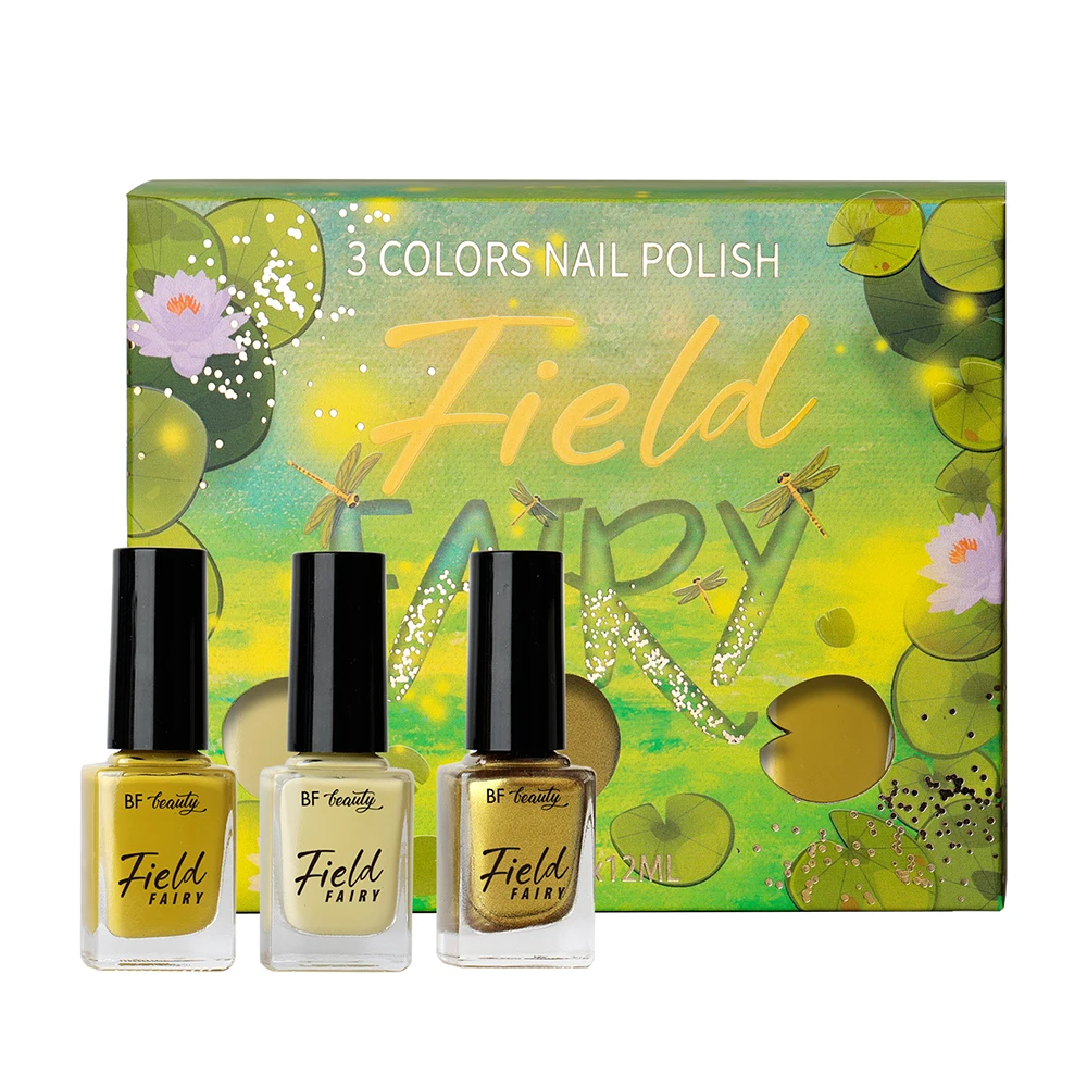 Factory Supply OEM Fall Kids Gel UV Custom Desifn Nail Polish Set Custom Logo Colors Salon Glitter Gel Girls Nail Polish Set