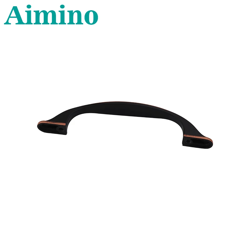 Aimino Brand new Cabinet Pull Handles Metal Black Zinc Alloy Handle with low price expandable pull rod handle
