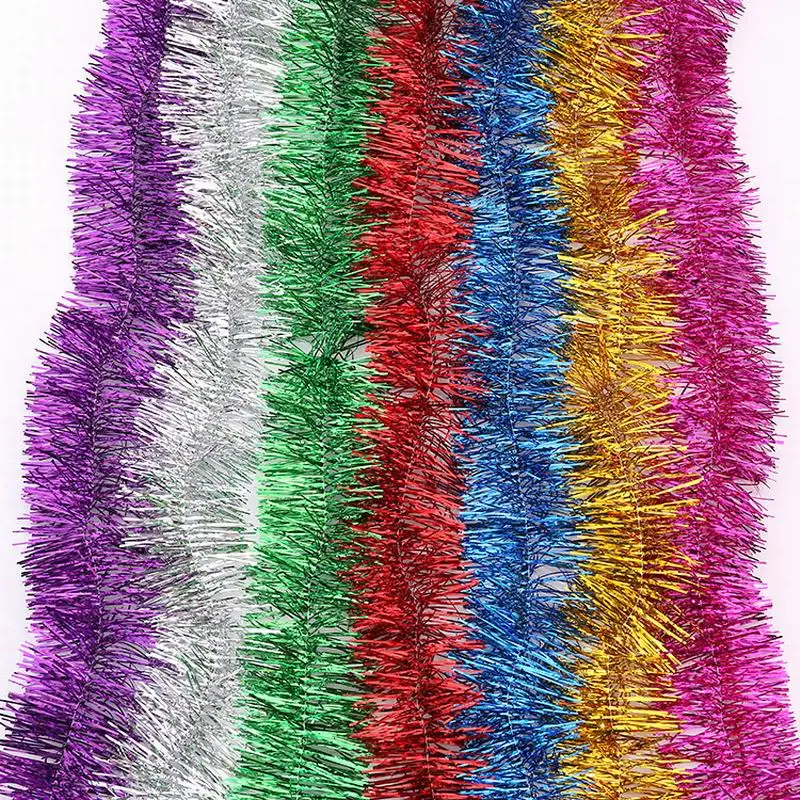 Outdoor Landscaping Christmas Tinsel garland