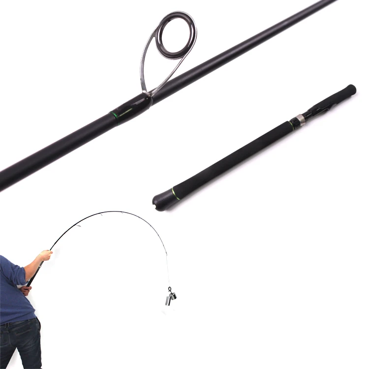 JGR009 2 secs carbon fiber blank fishing rod EVA handle  spinning jigging for saltwater