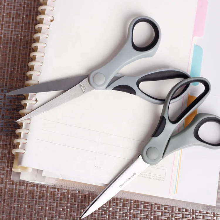 Multipurpose 8 Inch Comfort Grip Sharp Nonstick Office Scissors for Office and Kitchen with  Laser