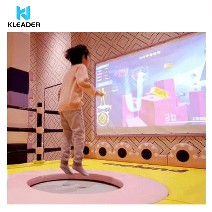 Ar Interactive Trampoline Games Wall Projector Virtual Projection Kinect Games For Kids Gaming Touchless Indoor Equipment