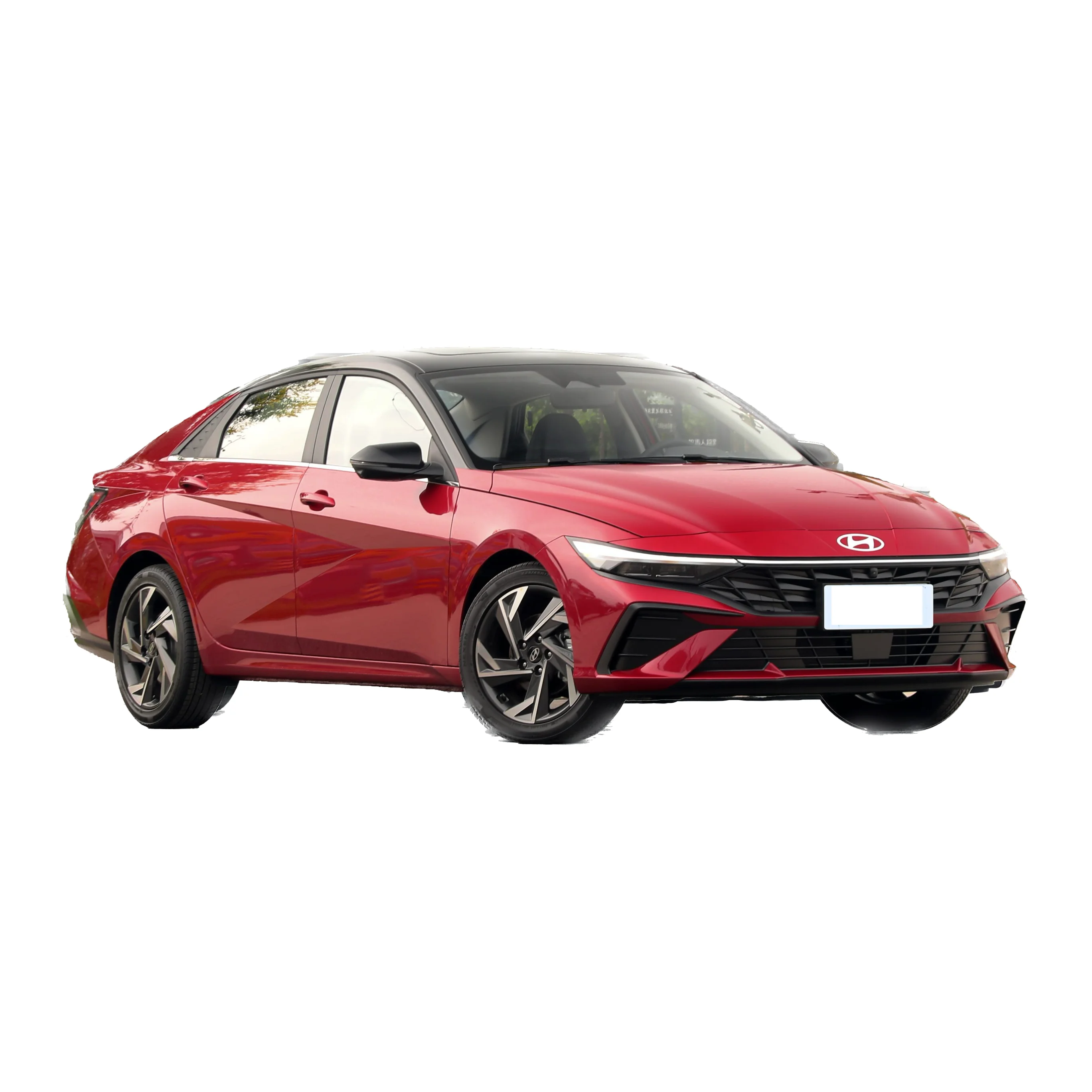 Hyun-dai ELANTRA 1.5L CVT 1.4T DCT Fuel Vehicle Gasoline New Car China Gasoline Car LED Electric Sedan Leather Hyundai Dark ACC