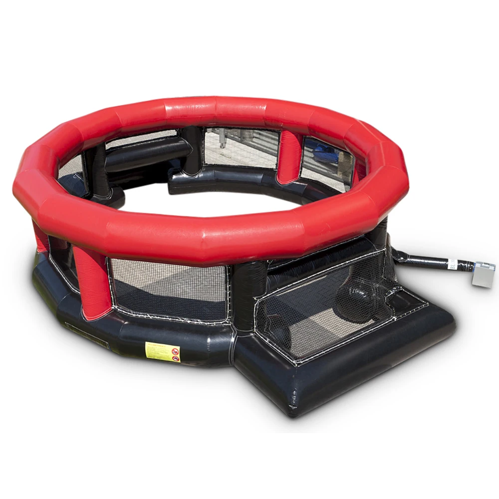 Free air ship to door, outdoor portable inflatable soccer field, 8m diameter inflatable football pitch court playground for sale