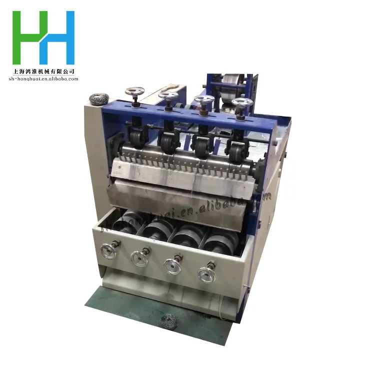 Высокопроизводительная машина для производства 4 провода 4 шариков из проволоки из нержавеющей стали для очистки шариков/машина для производства кухонных скребков