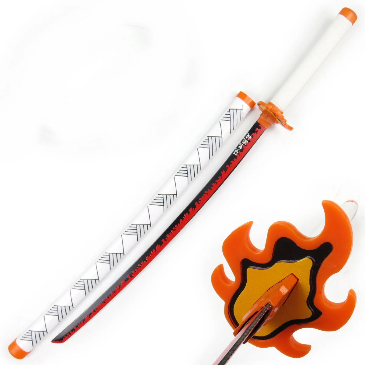 Demon Slayer cosplay Rengoku Kyoujurou steel metal sword