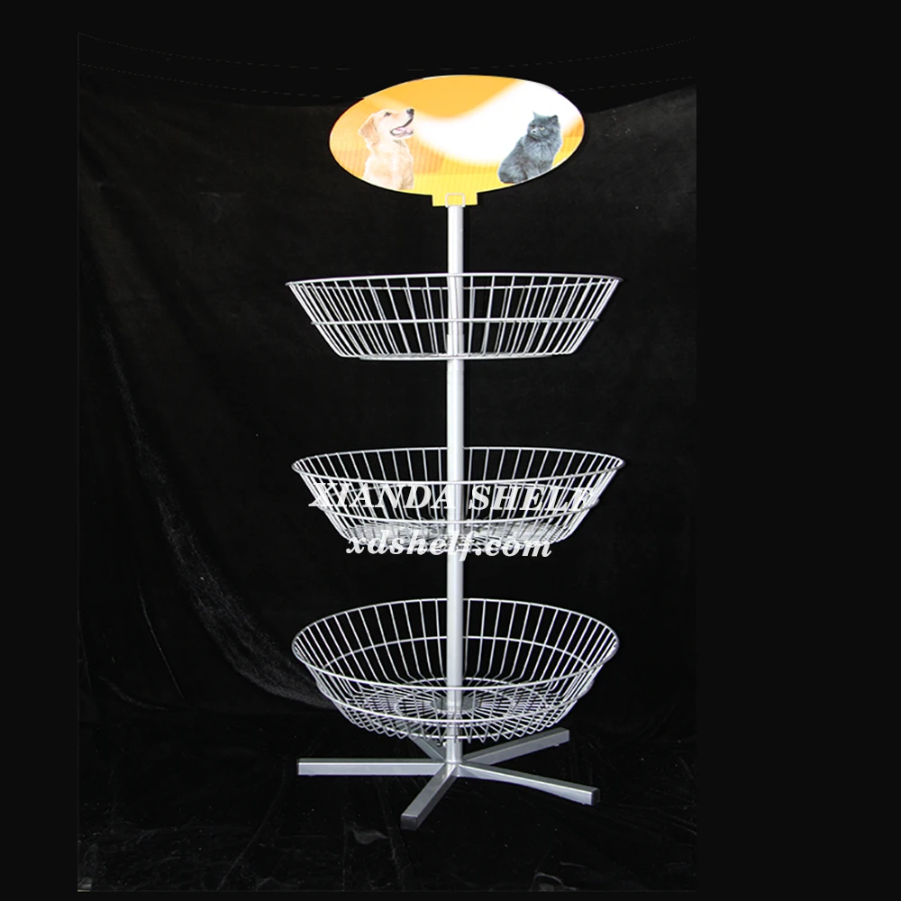 Littlest Pet Shop Figures Toys Free Standing Shelf Stand Wire Display Rack XD Shelf Retail Store / Supermarket / Convenience