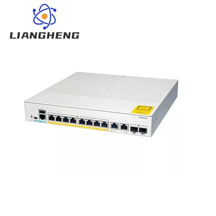 New original 8 port GE 2x1G SFP Network Switch C1000-8T-2G-L