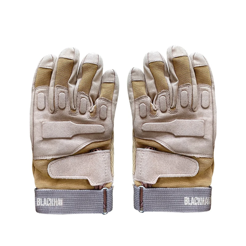 Hard-knuckle Anti-slip Palm Microfiber Leather Full and Half Fingers Gloves for Maximum Care protection