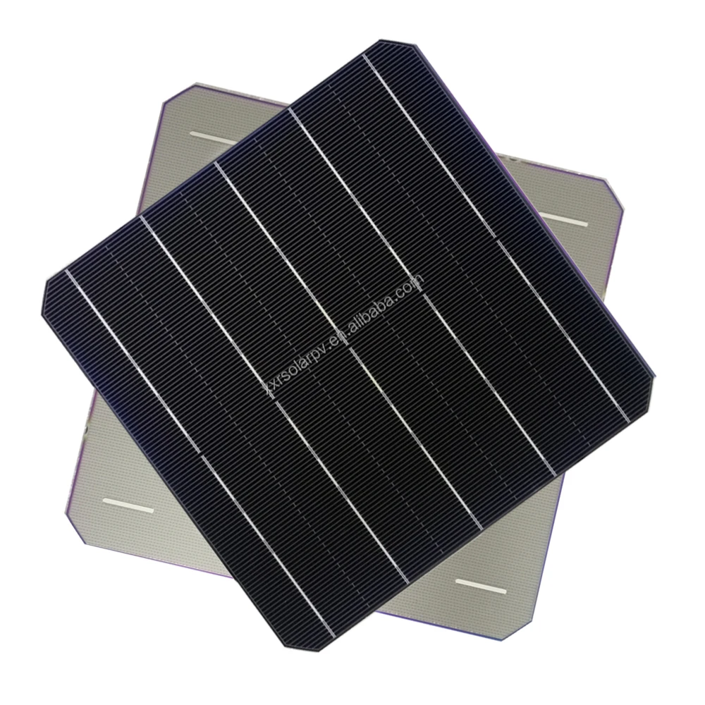 Cheap wholesale China manufacturer 5bb 5busbar monocrystalline solar cells 156*156mm 5.476watt 22.5% PERC solar panel cells