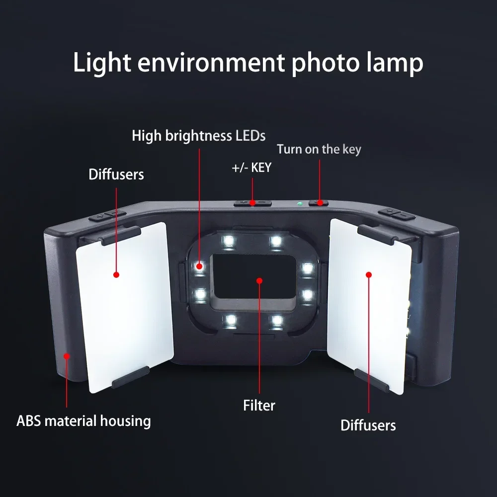5W Dental Photography Flash Light Oral Filling Lamp LED Orthodontic Dimmable Photo Equipment
