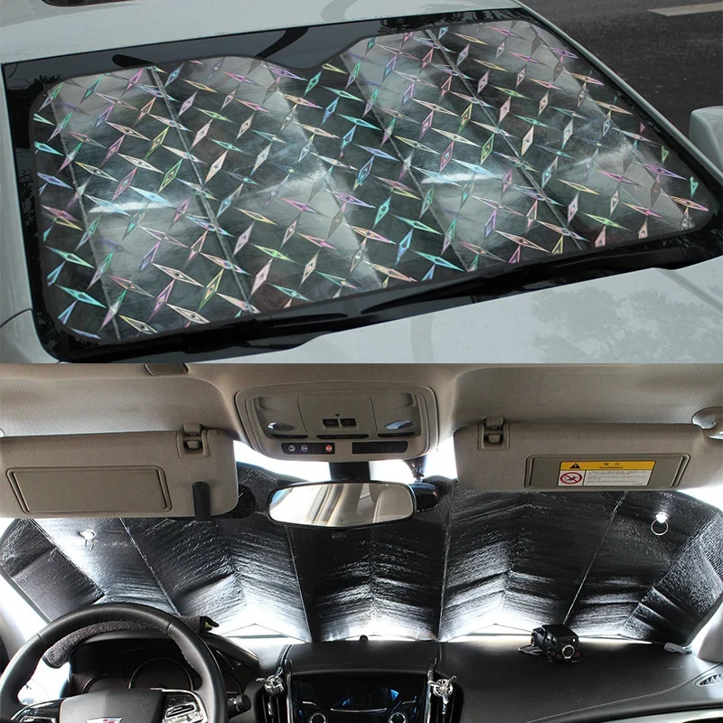 Car Windshield Sunshade Rear Window Foldable Car Front Windshield Sunshade