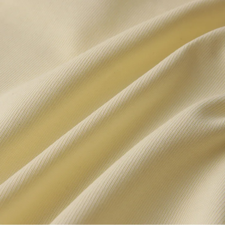 Leesourcing-Oekotex 100 Fabric For Babies Clothing Plain 94% Organic Cotton 6% Elastane