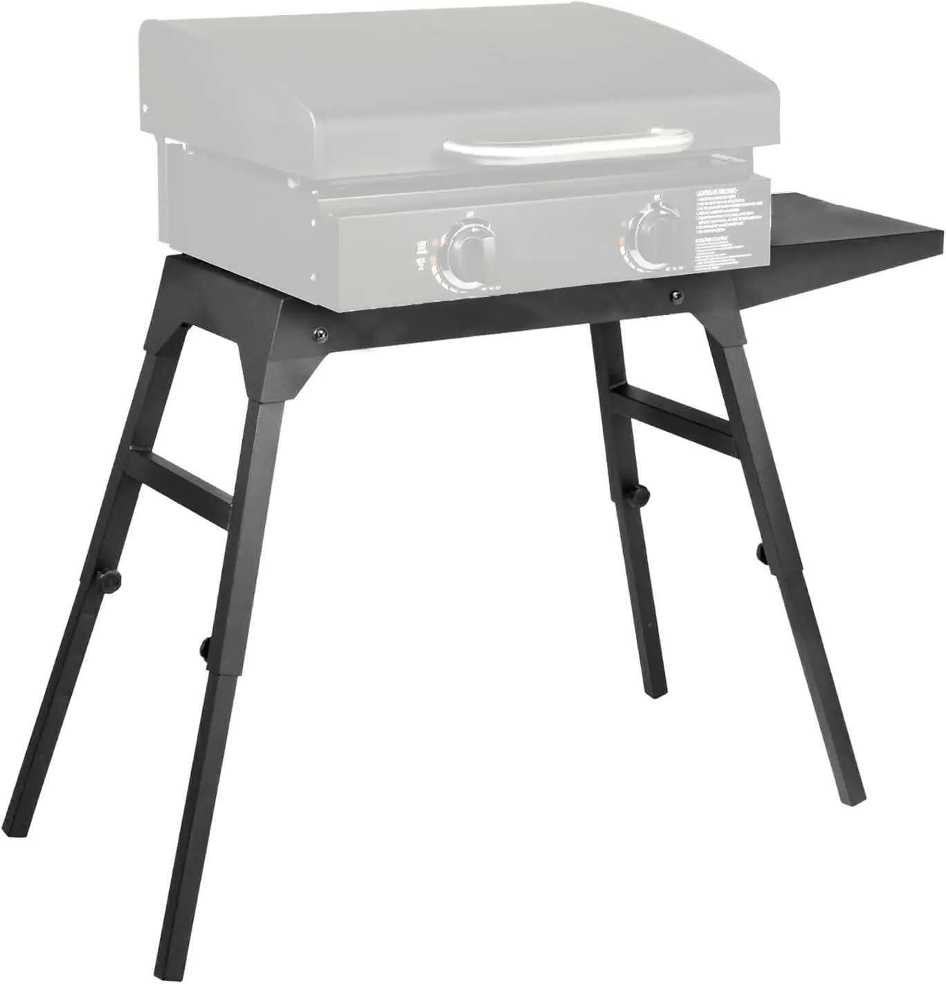 Grill Stand for Blackstone 22 Inch,17 Inch Tabletop Griddle, Portable Griddle Table with Side Shelf Paper Towel Holder