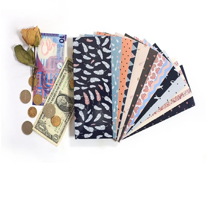 Thick Customized Wholesale Budget Sheets Paper Budget Envelopes for Money in Stock Ready to Ship with Small MOQ