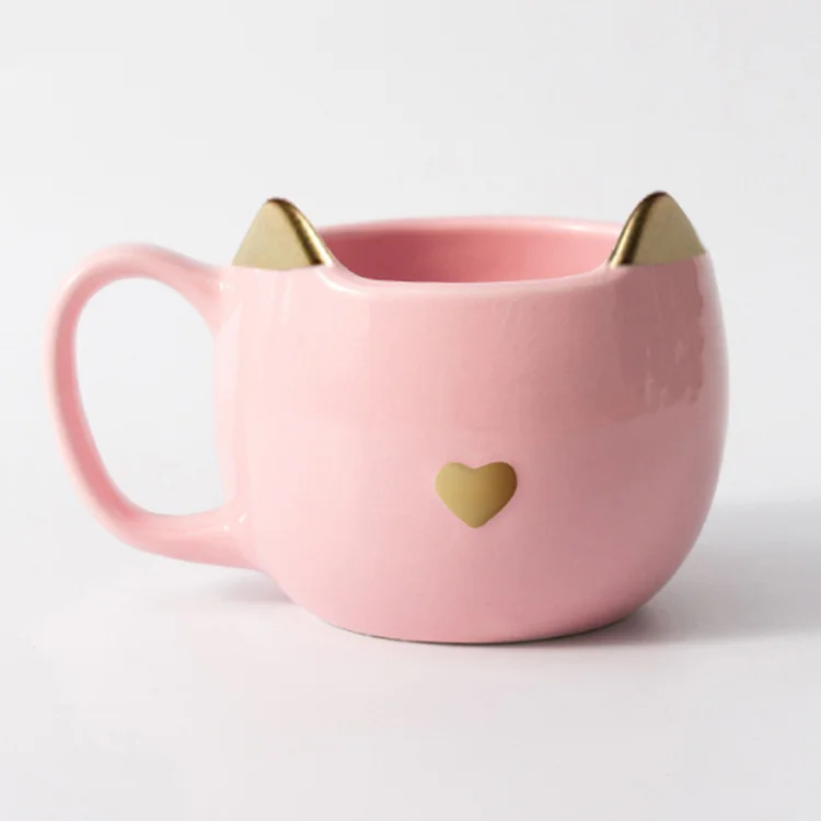 fashion creative 3d cat ceramic mug cup