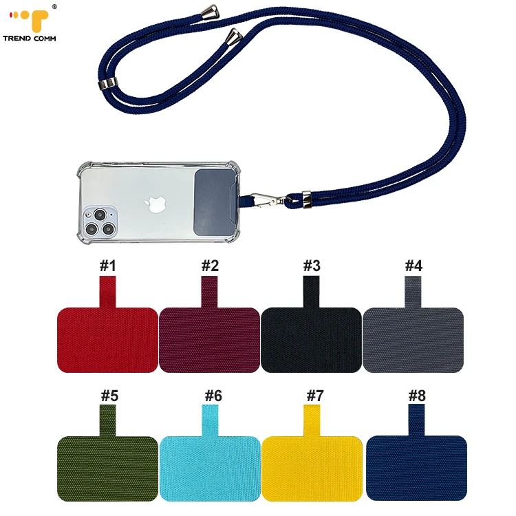 Detachable Phone Cover Sling For iPhone 12 / Pro Universal Mobile Lanyard Oxford Cloth Tag