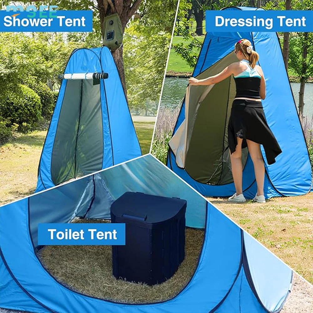 SeeMore Brand Customization Instant Privacy Shelter Waterproof Bathroom Portable Pop Up Changing Tent with Carry Bag