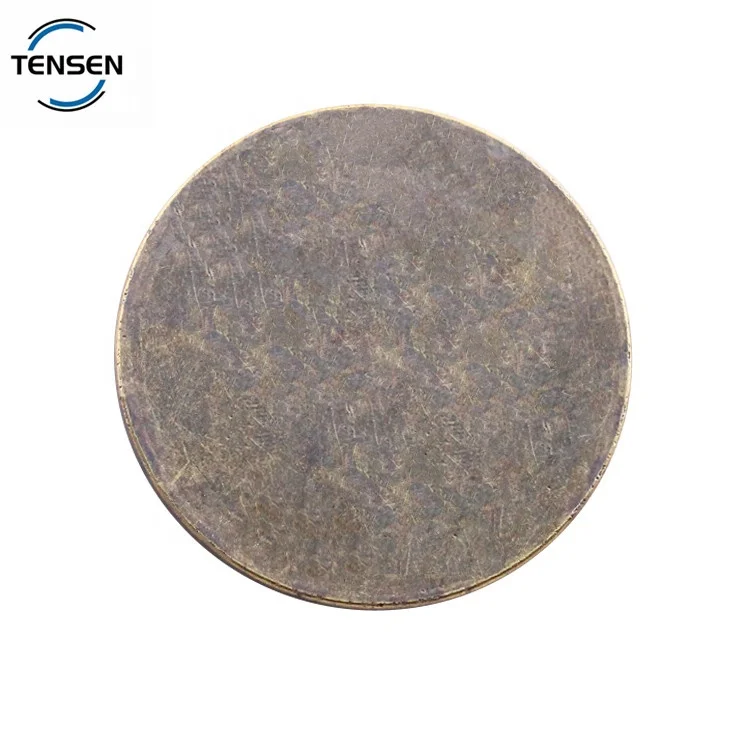 Antique brass furniture plate round logos self adhesive enamel name door number label badge with sticker