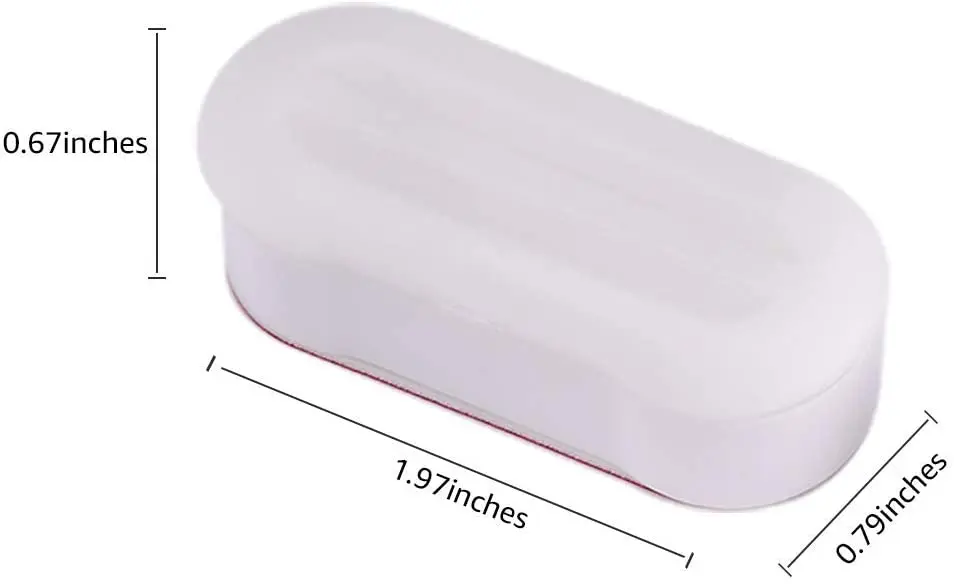 Bidet Toilet Seat Bumper for Bidet Attachment with Strong Adhesive
