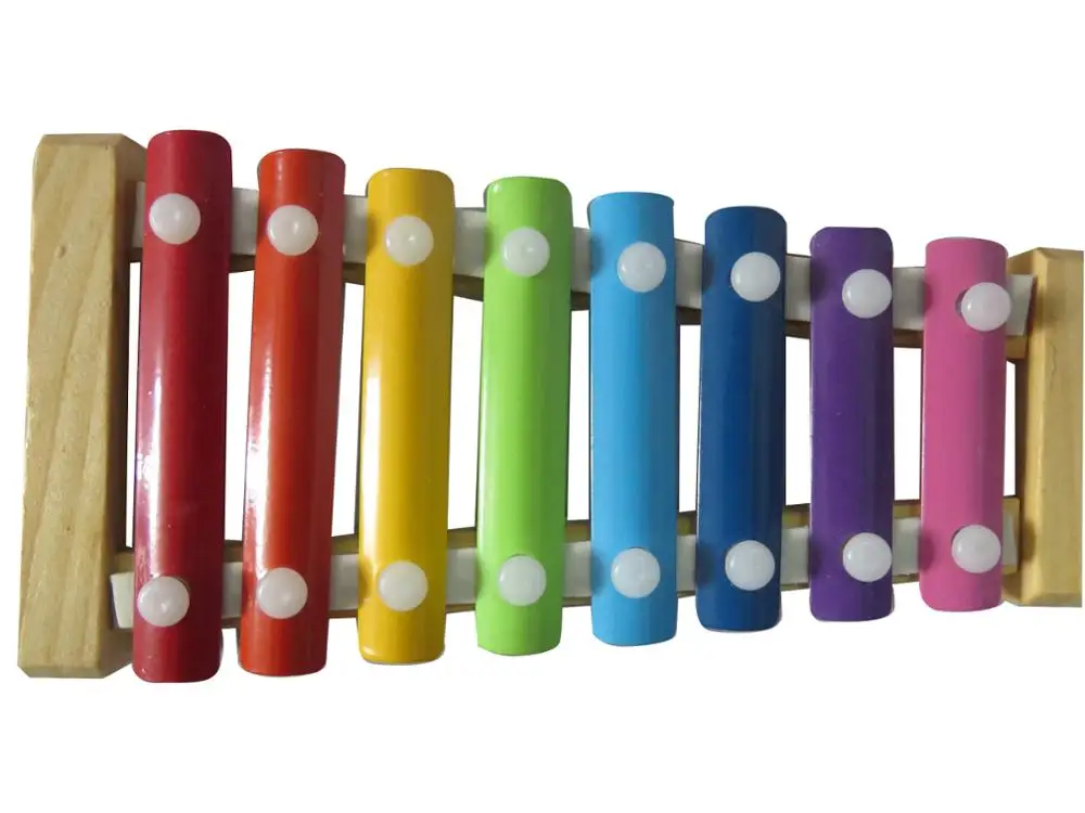 DF918A 8key  mini wooden music xylophone percussion chinese musical instruments