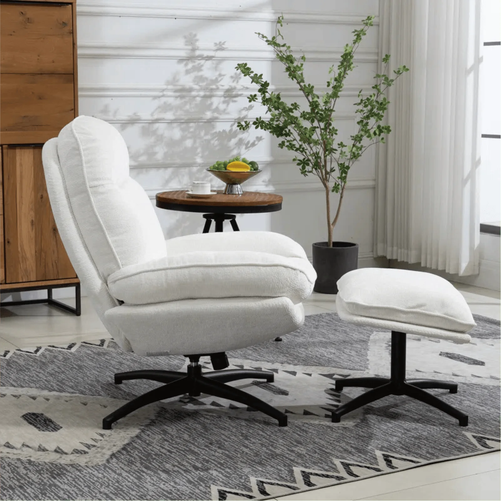 Sans Nordic Design Living Room Indoor Armchair Chaise Lounge Chair Luxury