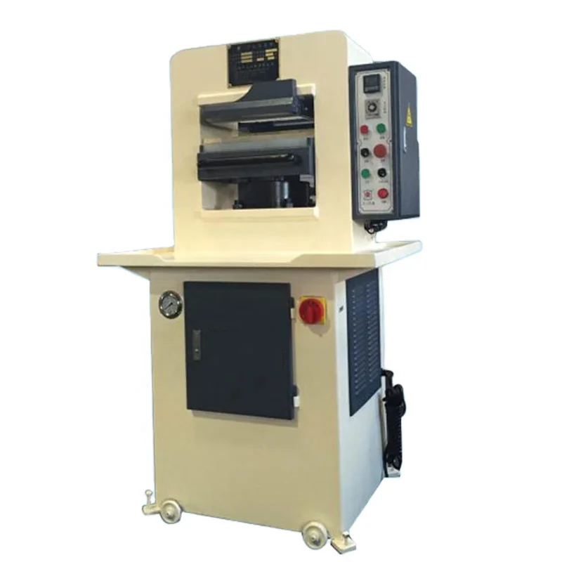 Hydraulic Leather Embossing Machine of Tannery Stainless Steel Provided Automatic None Woven Leather Making Machines 10kw 380V