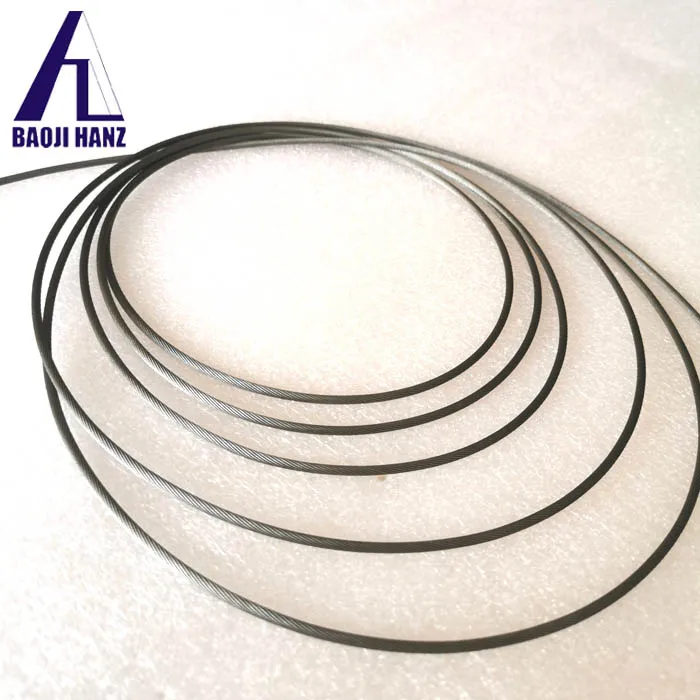 
0.1mm 2mm grade 2 titanium wire rope in electrical wires  (62292192153)