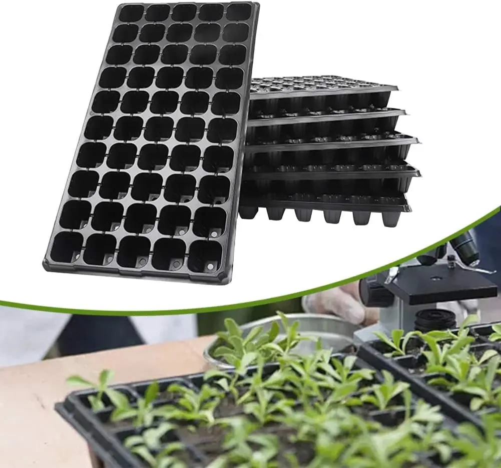 China Manufacturer Garden Propagation Tray Plant Seed Starter Tray with Dome Base Plastic Seedling Tray Nursery Planting