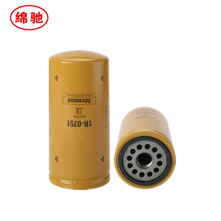 Wholesale original Construction machinery engine parts fuel filter 1R0751 for heavy machinery