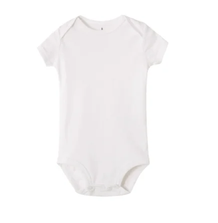 
Wholesale Cheap Newborn Cotton Romper Print Organic Cotton Short Sleeve Infant Baby Boy Girl Funny Jumpsuit Clothes 