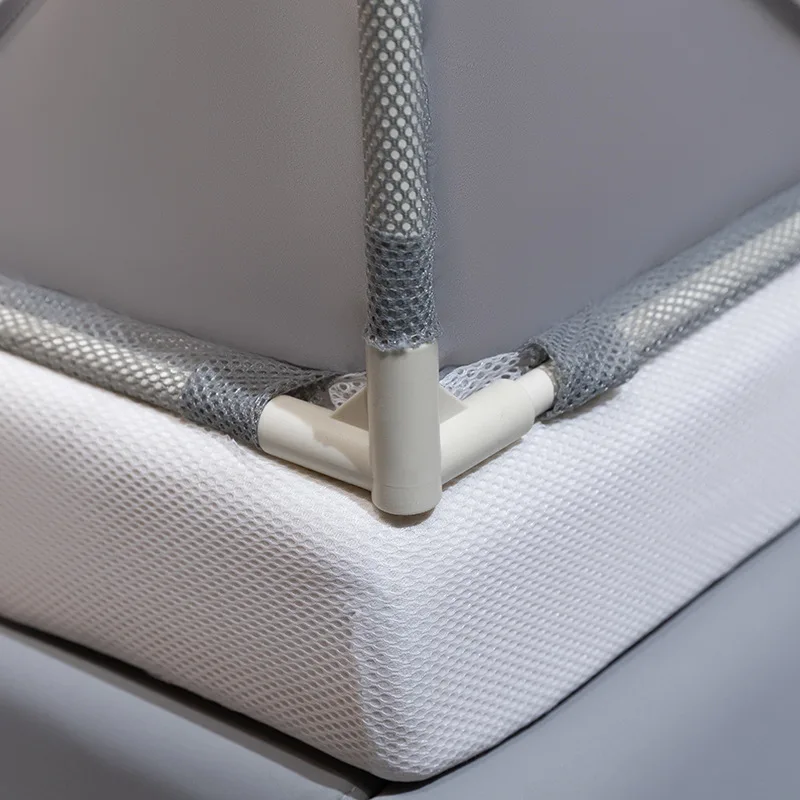 Wholesale Three Door Quadrate Mosquiteros Bed Honeycomb Densed Net Sleeping Shading Integrated Mosquito Net for Indoor