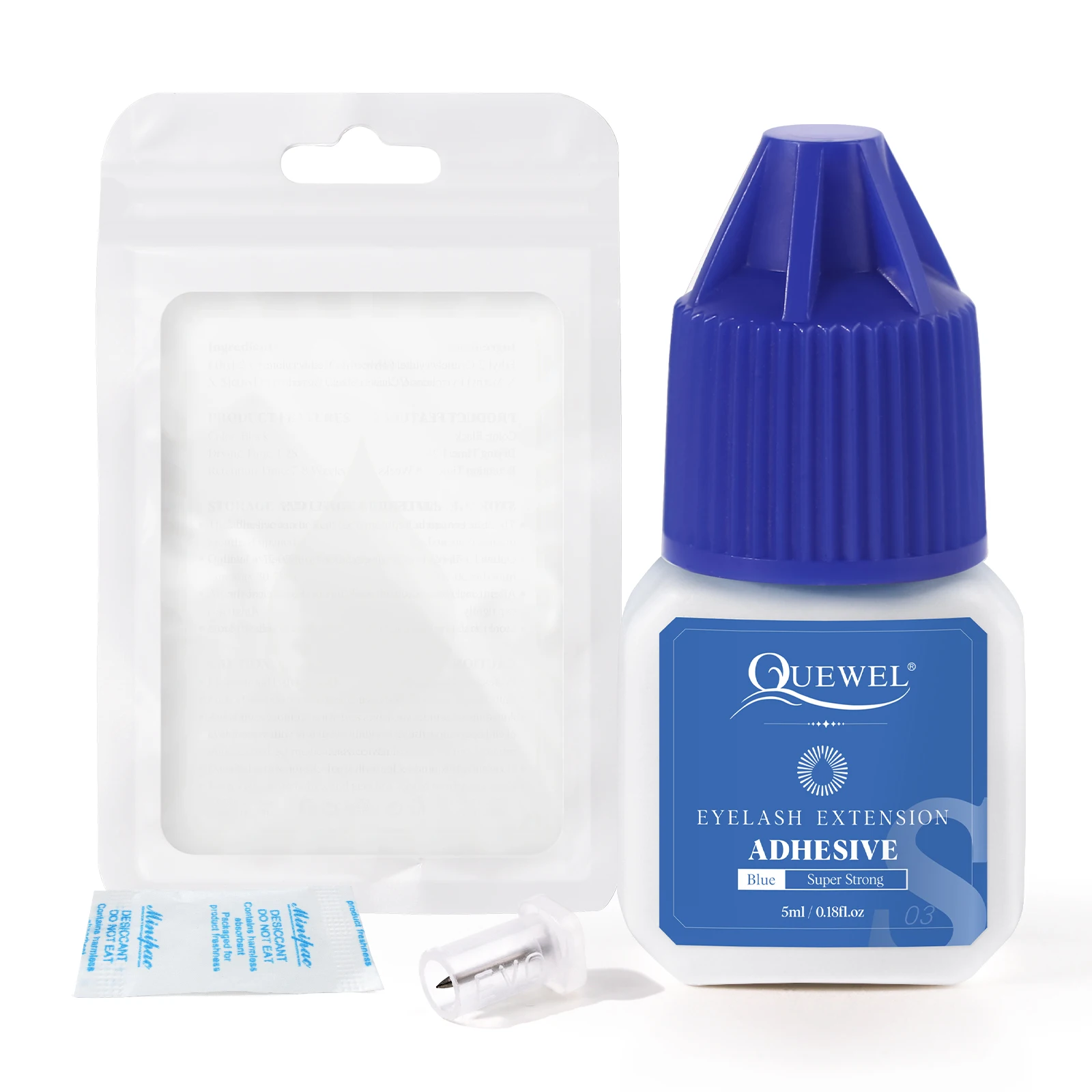 Wholesale Blue Lash Extension Glue Colorful Eyelash Extension Glue Blue Color Lash Glue 5ml