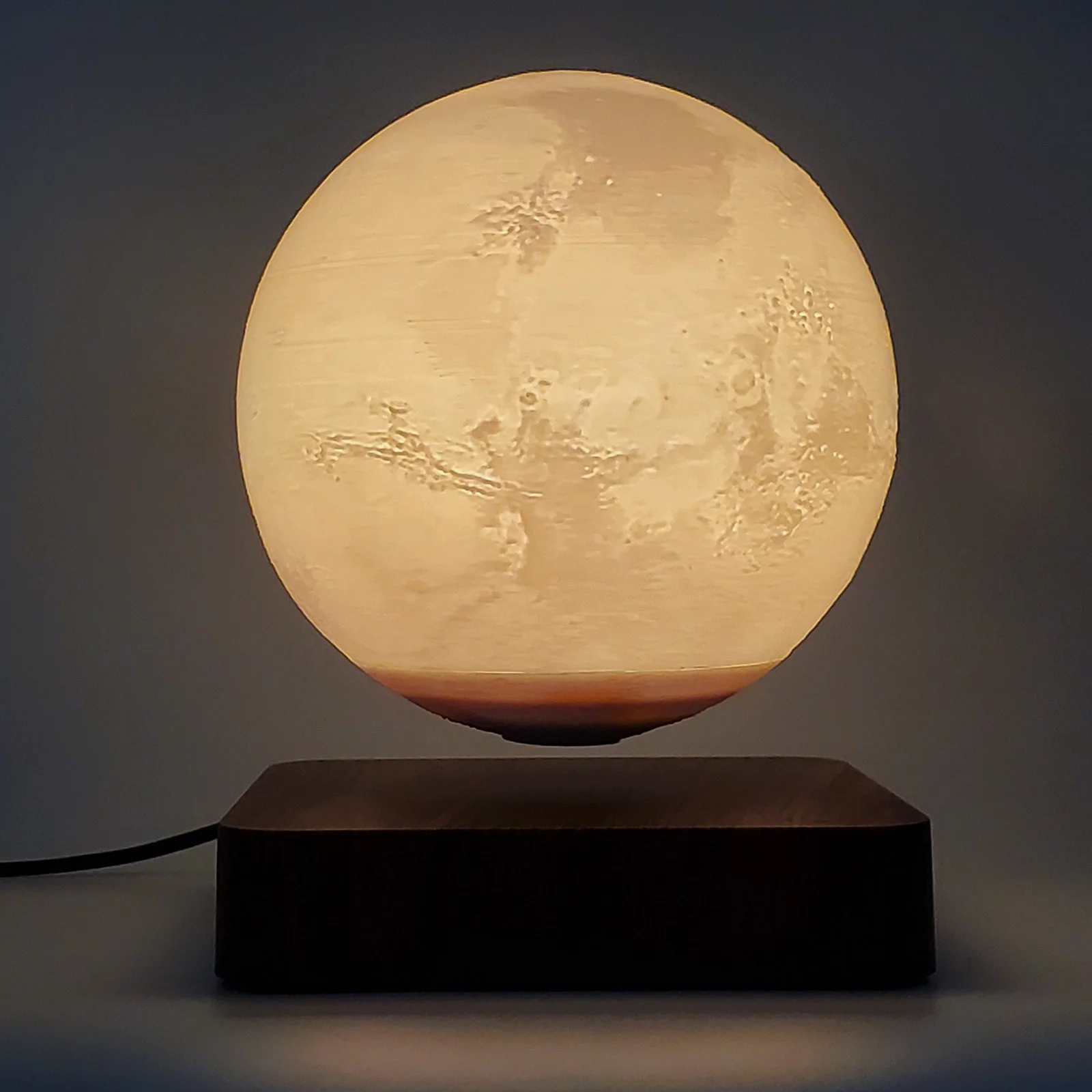 Moon Lamp Floating Mars Lamp Creative and Unique Gifts Table Lamp Home Decoration Levitating Mars Night Light