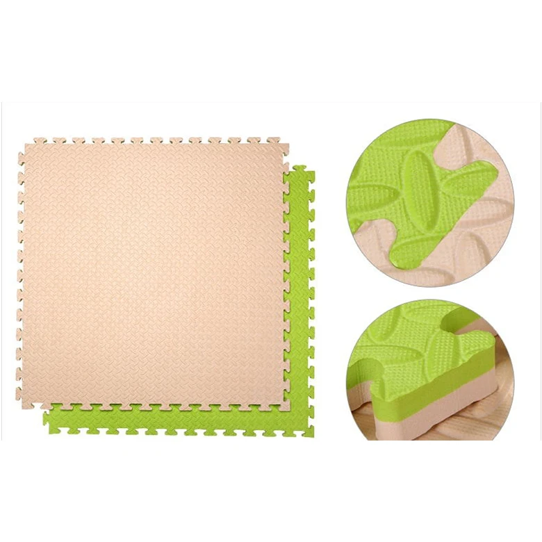 
Amazon 2021 Hot selling Eco-friendly Skin-friendly Waterproof Durable Black Red Colorful EVA foam flooring mat 