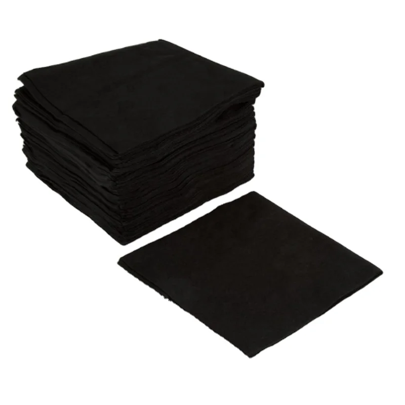 beauty salon nails disposable colorful tattoo pad product black non woven towel Handi-Pack Wipes