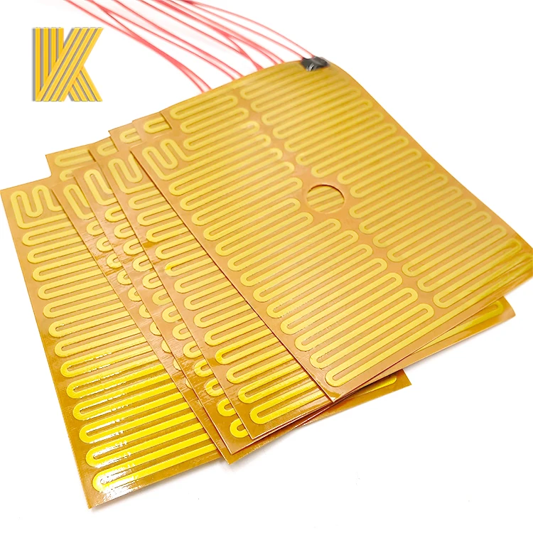 Trade Assurance 12v Kapton Heater Flexible Polyimide Film Heaters with PSA