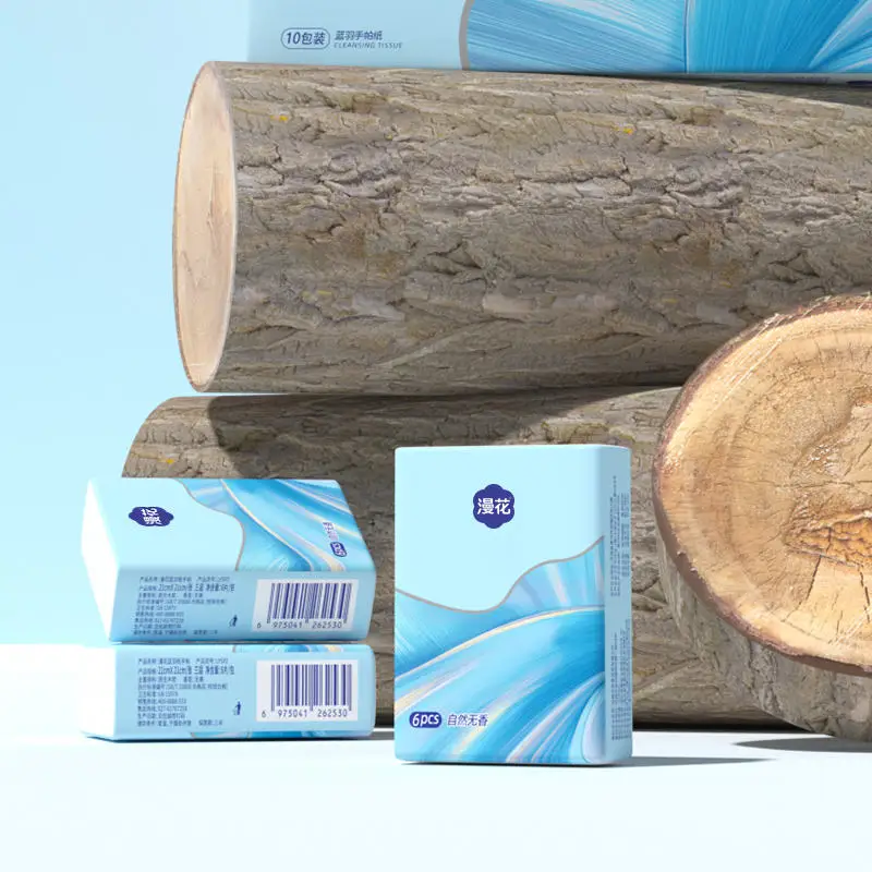 Wholesale price, high quality cheap travel size tissue paper handkerchief pocket toilet paper