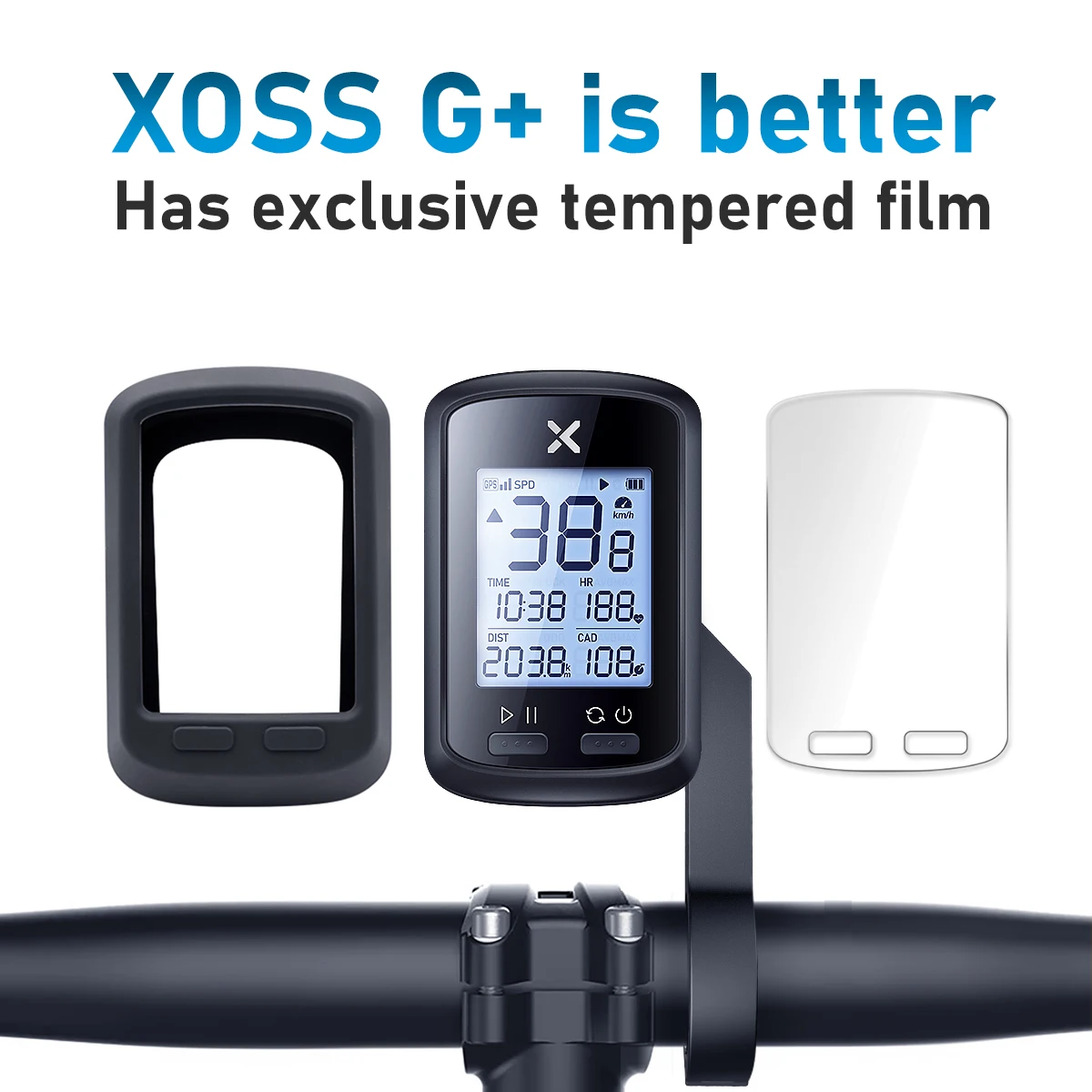 XOSS G/G+ GPS Bike Computer Wireless Cycling Speedometer Road MTB Bike Waterproof BLE ANT+ Cadence Speed Bicycle Computer Set