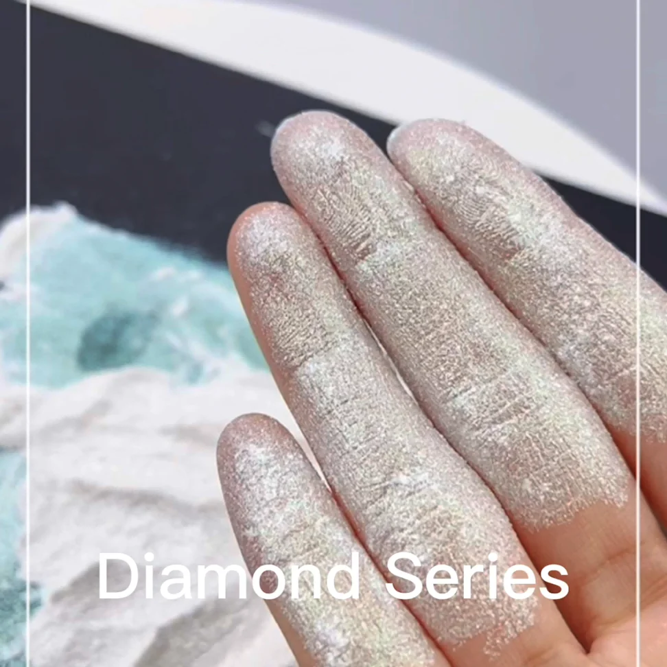 Cosray Glitter Shimmer Pearlescent Pigment Powder Diamond Series Highlighter Makeup Manufacture Wholesale