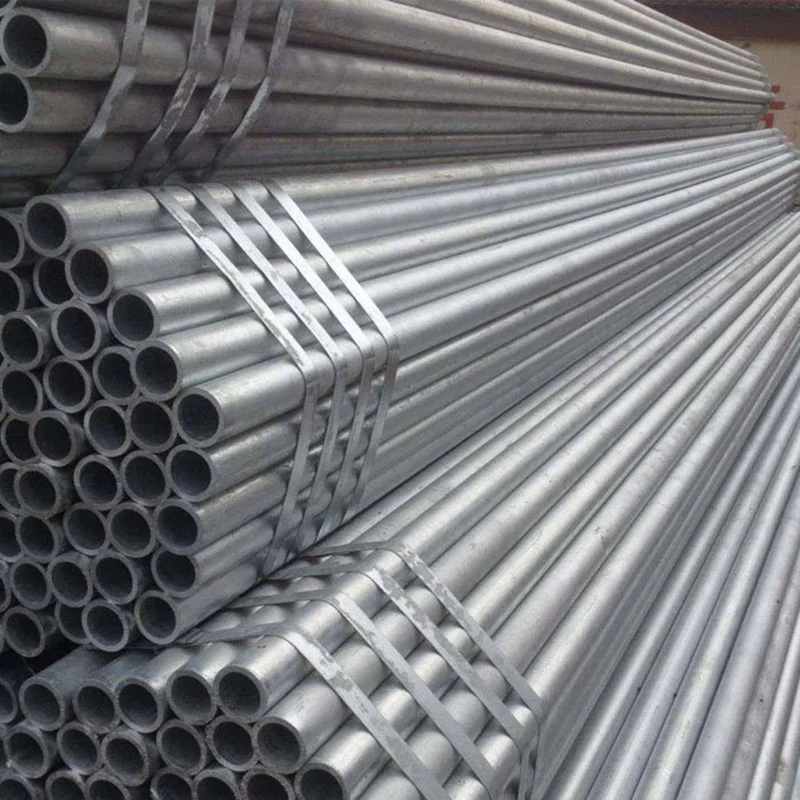 SAE 1008 1010 1020 Hot Dip Galvanized Round Steel Pipe / GI Pipe Pre Galvanized Steel Pipe
