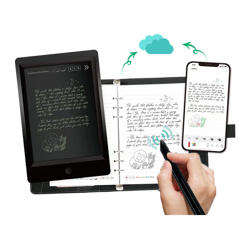 OEM Умная Ручка для письма A5 набор электронных записных книжек с Умной ручкой распознавания рукописей помощью приложения