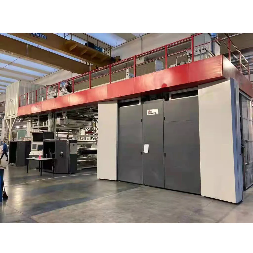 Used Euro made 6 Color PP PE Film Plastic Bag Flexo Printing Machine Price