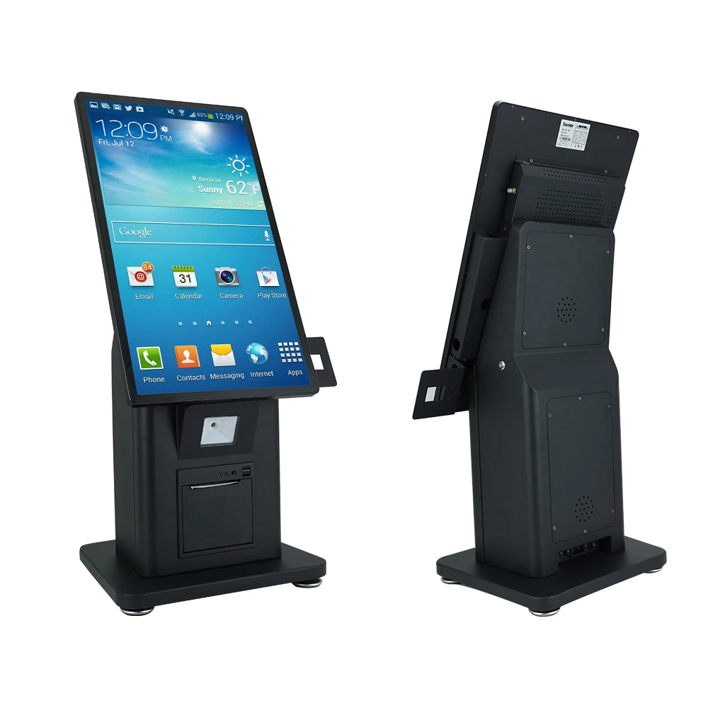 Desktop kiosk 15.6 21.5 23.8 inch self service touch screen all in one payment terminal kiosks for restaurant