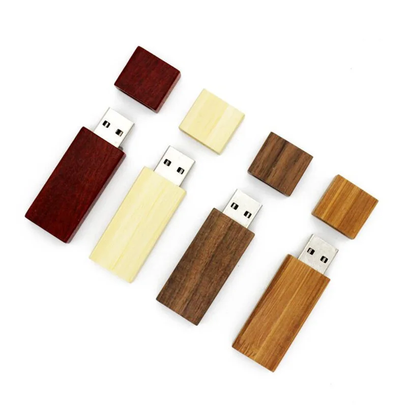 Custom Logo Wooden USB 2.0 3.0 Flash Drive Thumb Drive Storage Stick Pen Drive Pendrive 8gb 16gb 32gb 64gb 128G Memorias USB Key