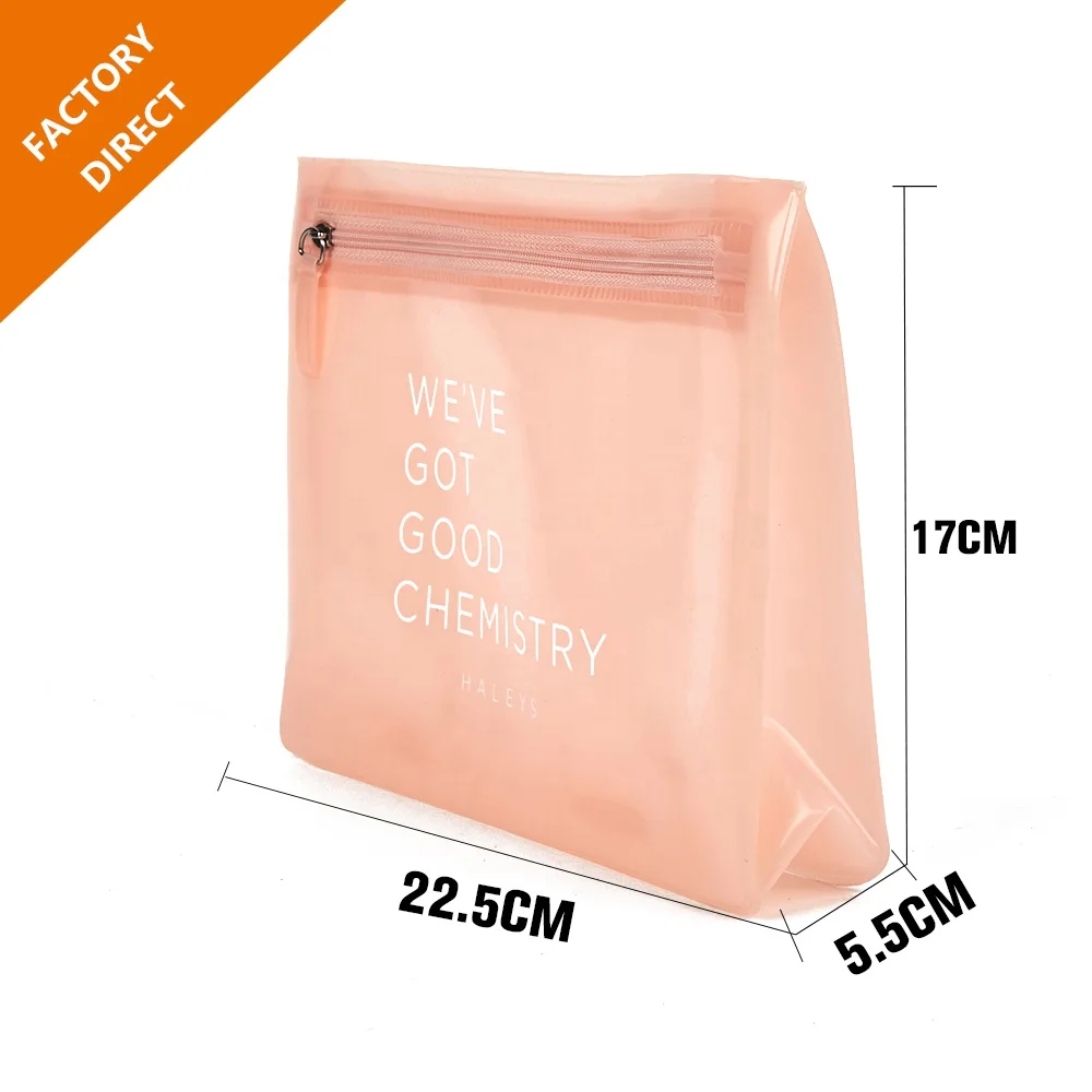Hot sale matt frosted PVC EVA TPU Makeup Bag Toiletry Bag Cosmetic PVC Zipper Bag