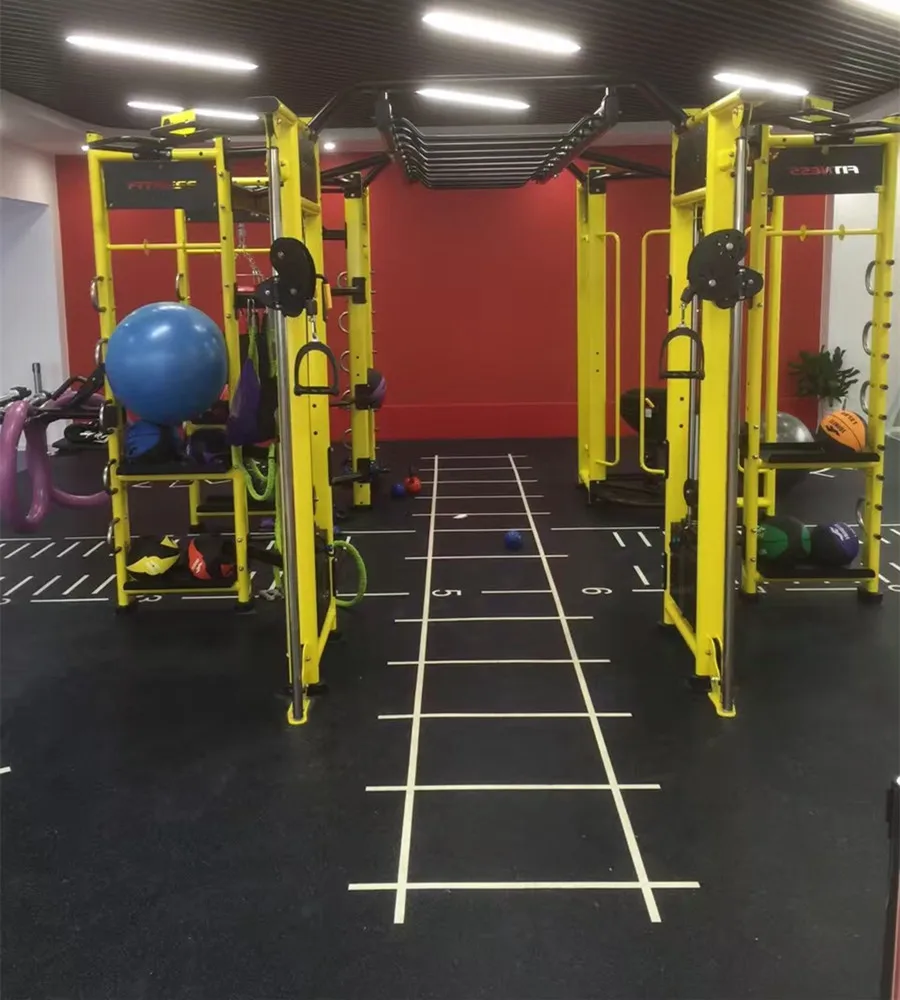 Safety & Environmental Multifunctional rubber mats with customized patterns for gym